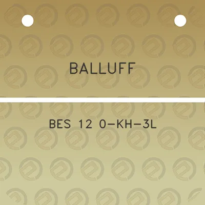 balluff-bes-12-0-kh-3l