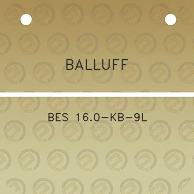 balluff-bes-160-kb-9l