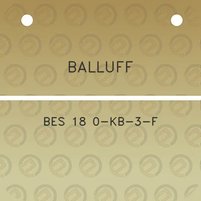 balluff-bes-18-0-kb-3-f