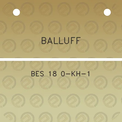 balluff-bes-18-0-kh-1