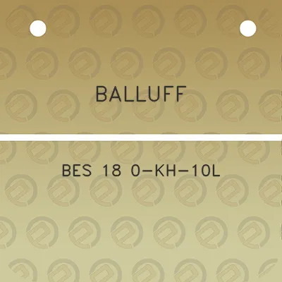 balluff-bes-18-0-kh-10l