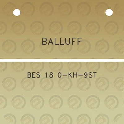 balluff-bes-18-0-kh-9st