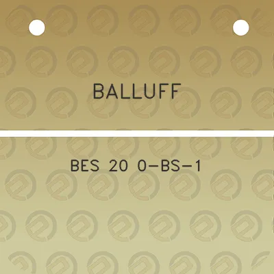 balluff-bes-20-0-bs-1