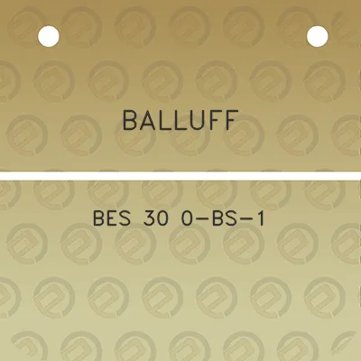 balluff-bes-30-0-bs-1