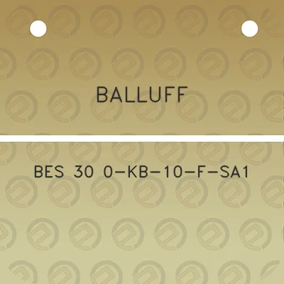 balluff-bes-30-0-kb-10-f-sa1