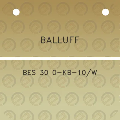 balluff-bes-30-0-kb-10w