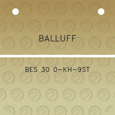 balluff-bes-30-0-kh-9st