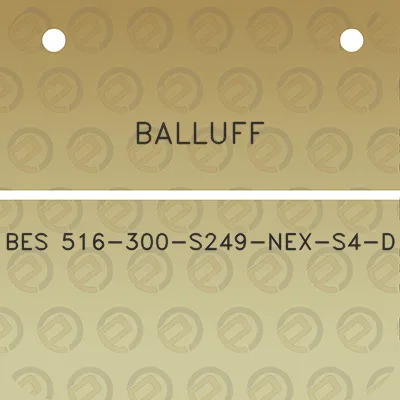 balluff-bes-516-300-s249-nex-s4-d