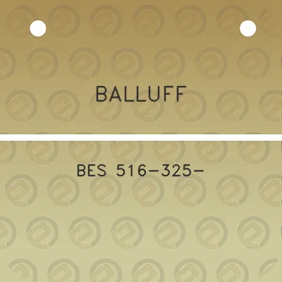 balluff-bes-516-325