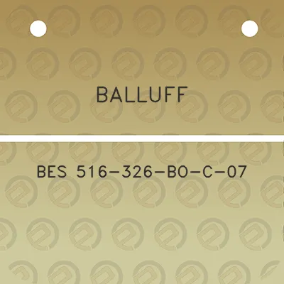 balluff-bes-516-326-bo-c-07