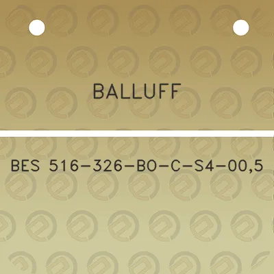 balluff-bes-516-326-bo-c-s4-005