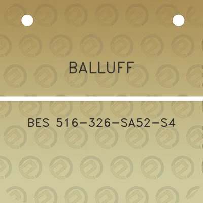 balluff-bes-516-326-sa52-s4