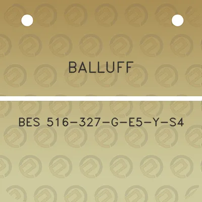 balluff-bes-516-327-g-e5-y-s4