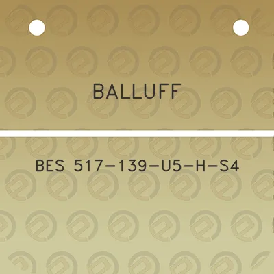 balluff-bes-517-139-u5-h-s4