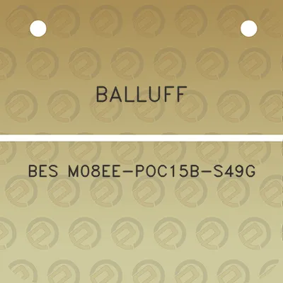 balluff-bes-m08ee-poc15b-s49g