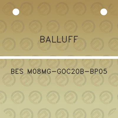 balluff-bes-m08mg-goc20b-bp05