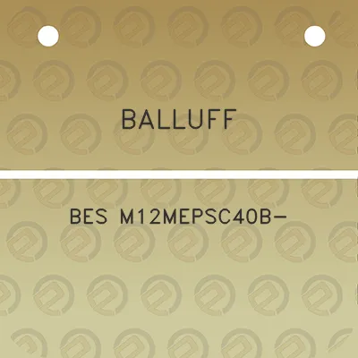 balluff-bes-m12mepsc40b