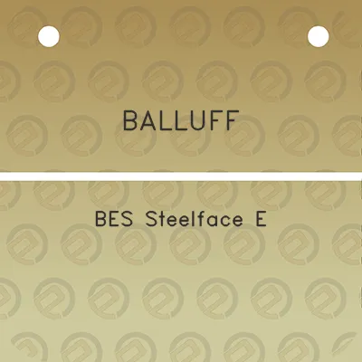 balluff-bes-steelface-e