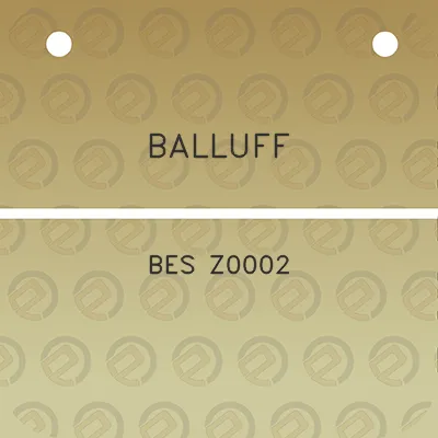 balluff-bes-z0002