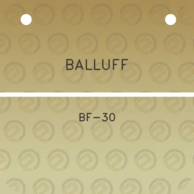 balluff-bf-30