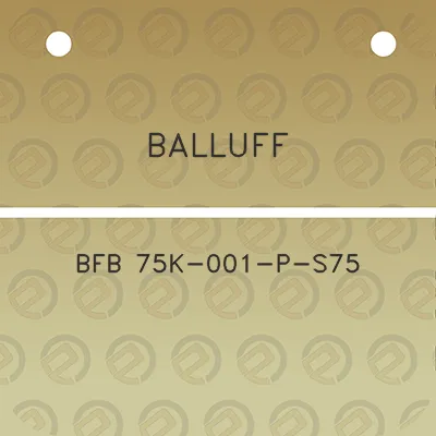 balluff-bfb-75k-001-p-s75