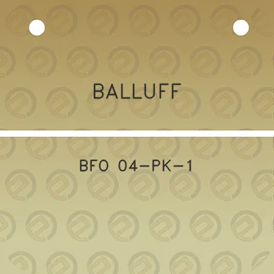 balluff-bfo-04-pk-1