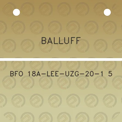 balluff-bfo-18a-lee-uzg-20-1-5