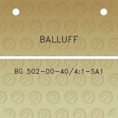 balluff-bg-502-00-4041-sa1