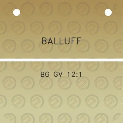 balluff-bg-gv-121