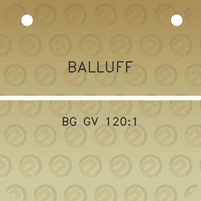 balluff-bg-gv-1201