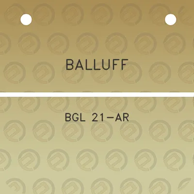 balluff-bgl-21-ar