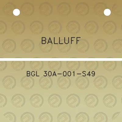 balluff-bgl-30a-001-s49