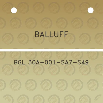 balluff-bgl-30a-001-sa7-s49