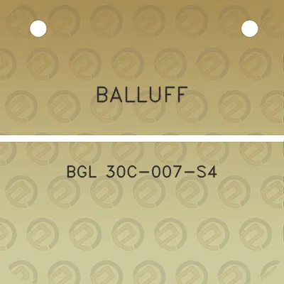 balluff-bgl-30c-007-s4