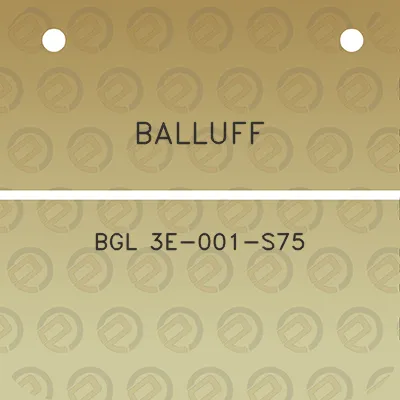 balluff-bgl-3e-001-s75