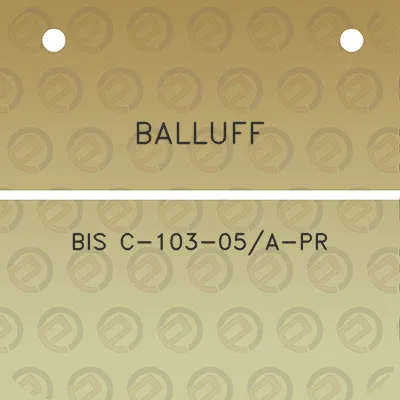 balluff-bis-c-103-05a-pr