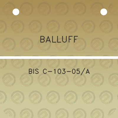 balluff-bis-c-103-05a