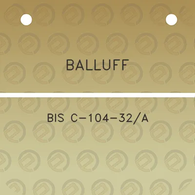 balluff-bis-c-104-32a