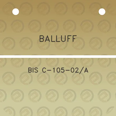 balluff-bis-c-105-02a