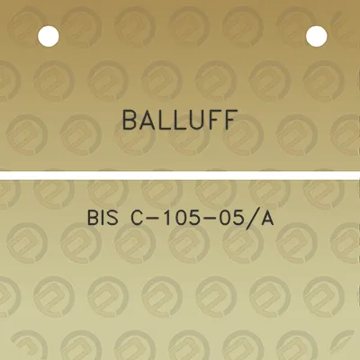 balluff-bis-c-105-05a