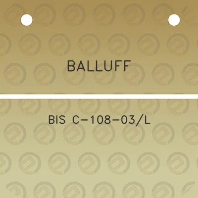 balluff-bis-c-108-03l