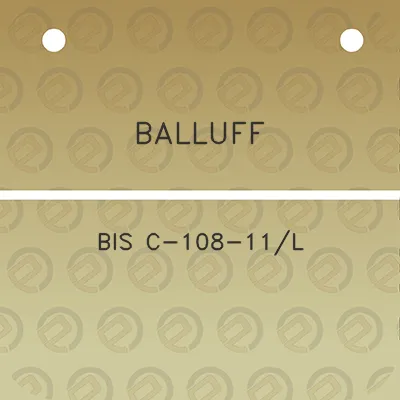 balluff-bis-c-108-11l