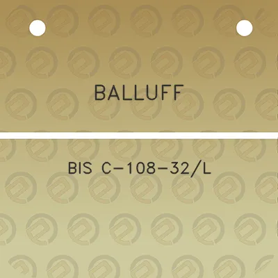 balluff-bis-c-108-32l