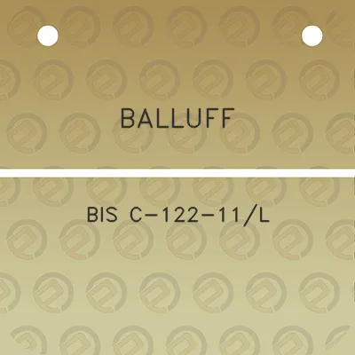 balluff-bis-c-122-11l