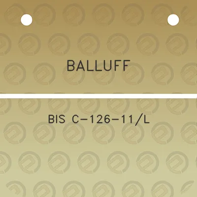 balluff-bis-c-126-11l