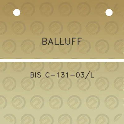 balluff-bis-c-131-03l