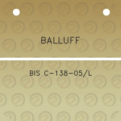 balluff-bis-c-138-05l