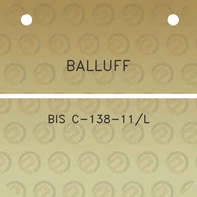 balluff-bis-c-138-11l