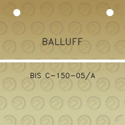 balluff-bis-c-150-05a