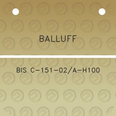 balluff-bis-c-151-02a-h100